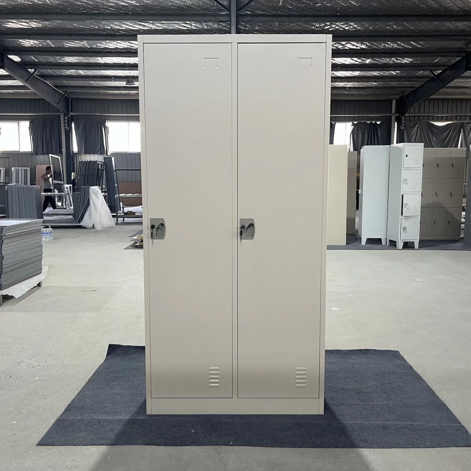 Off-white 2 Doors Steel Locker 1