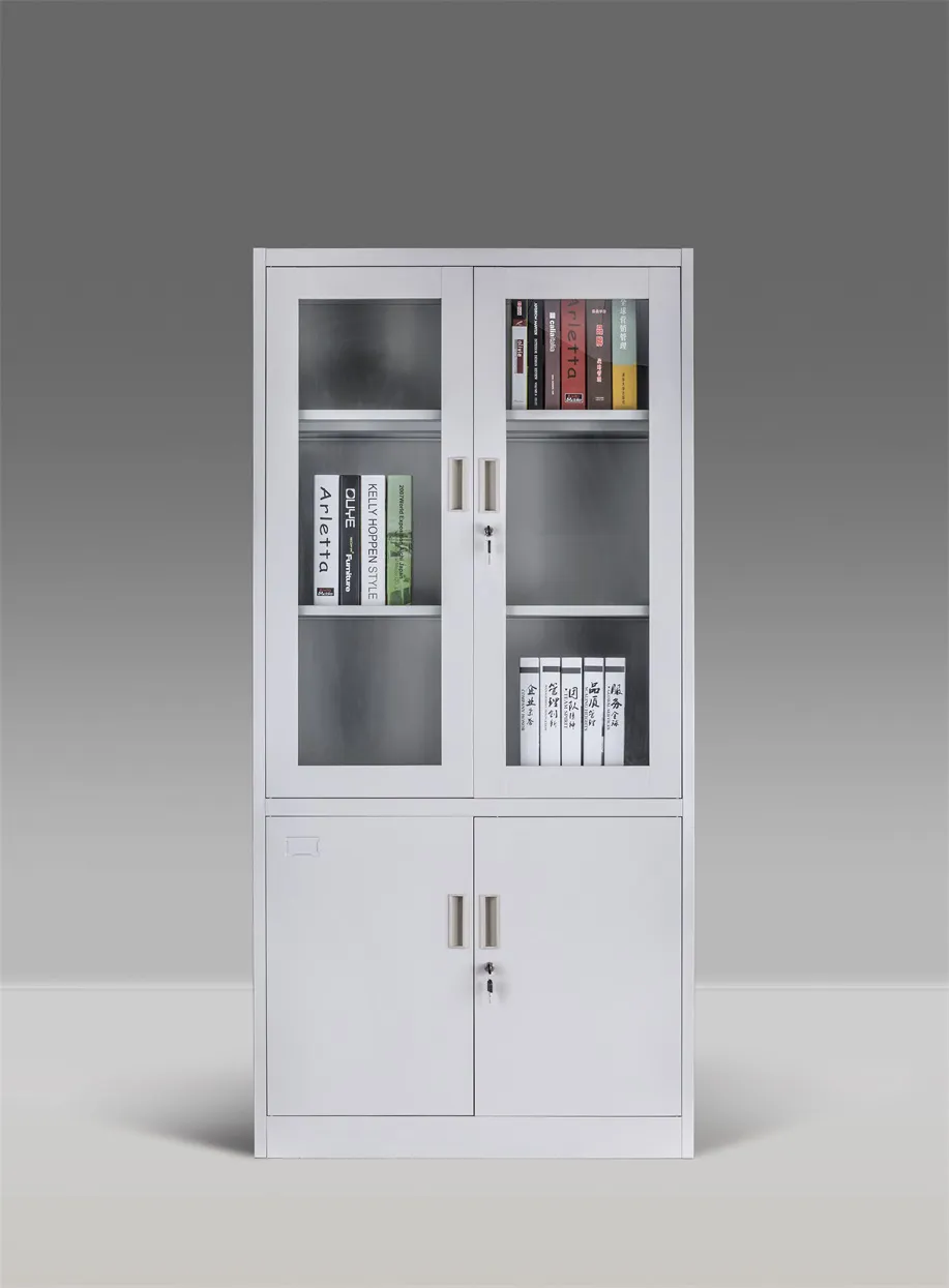 2 Glass Door File Cabinet One