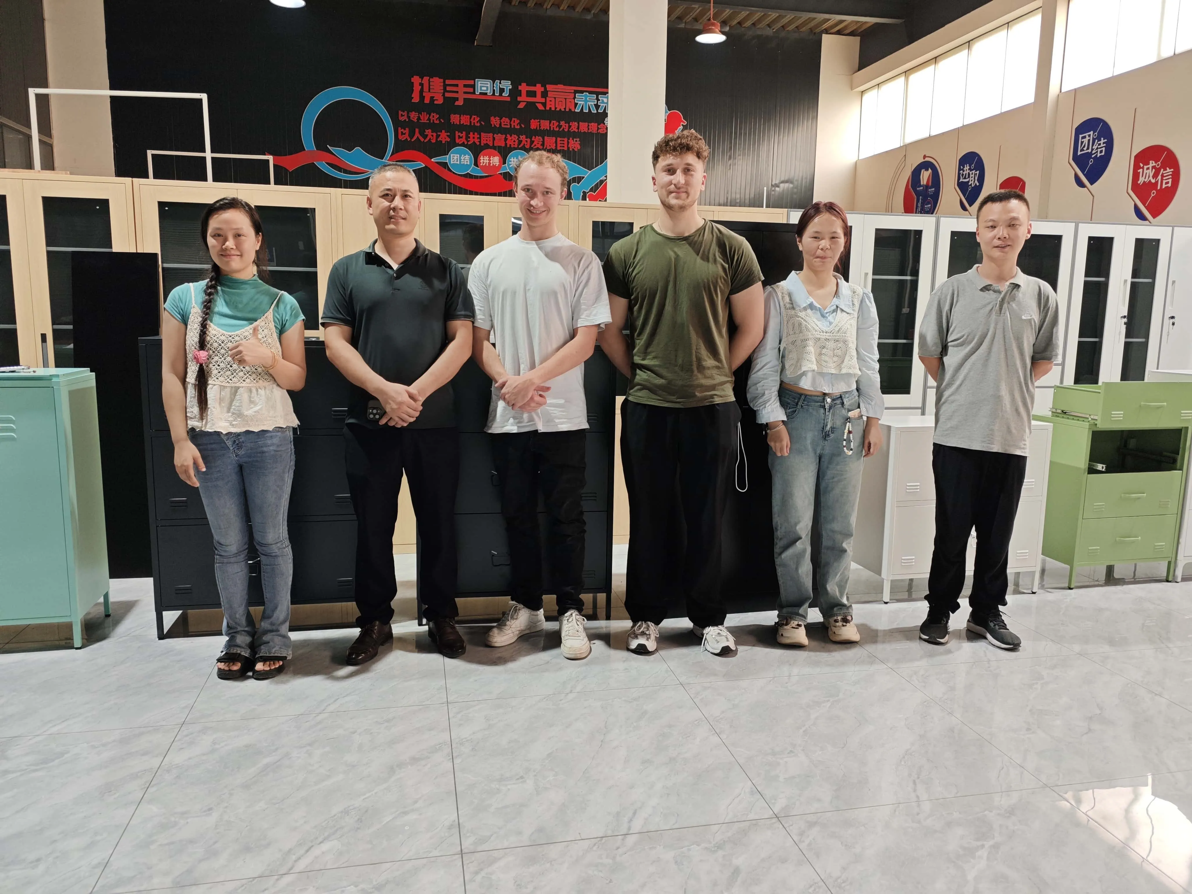 German Customers Visited Our Factory