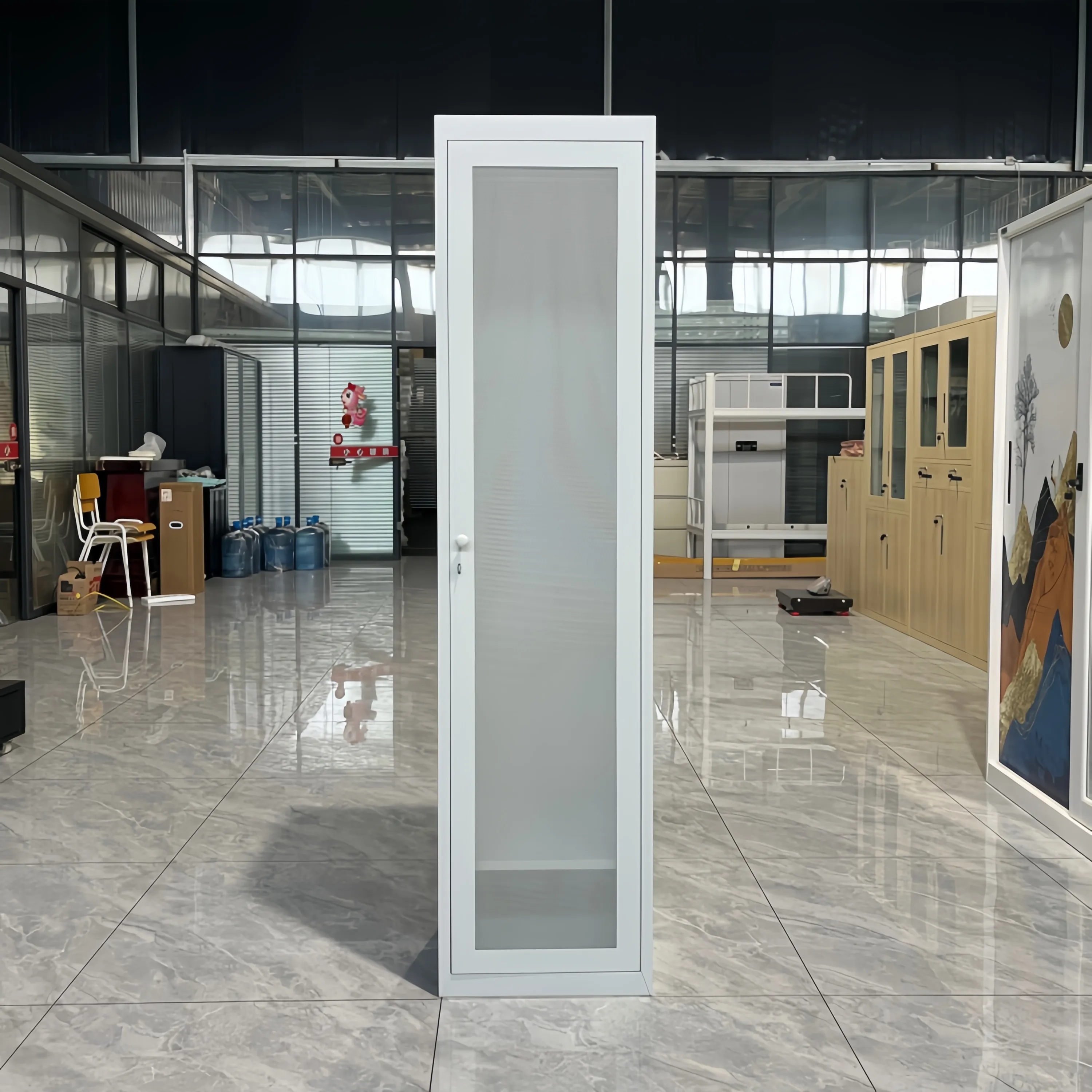 Steel Mesh Single Door Locker 1