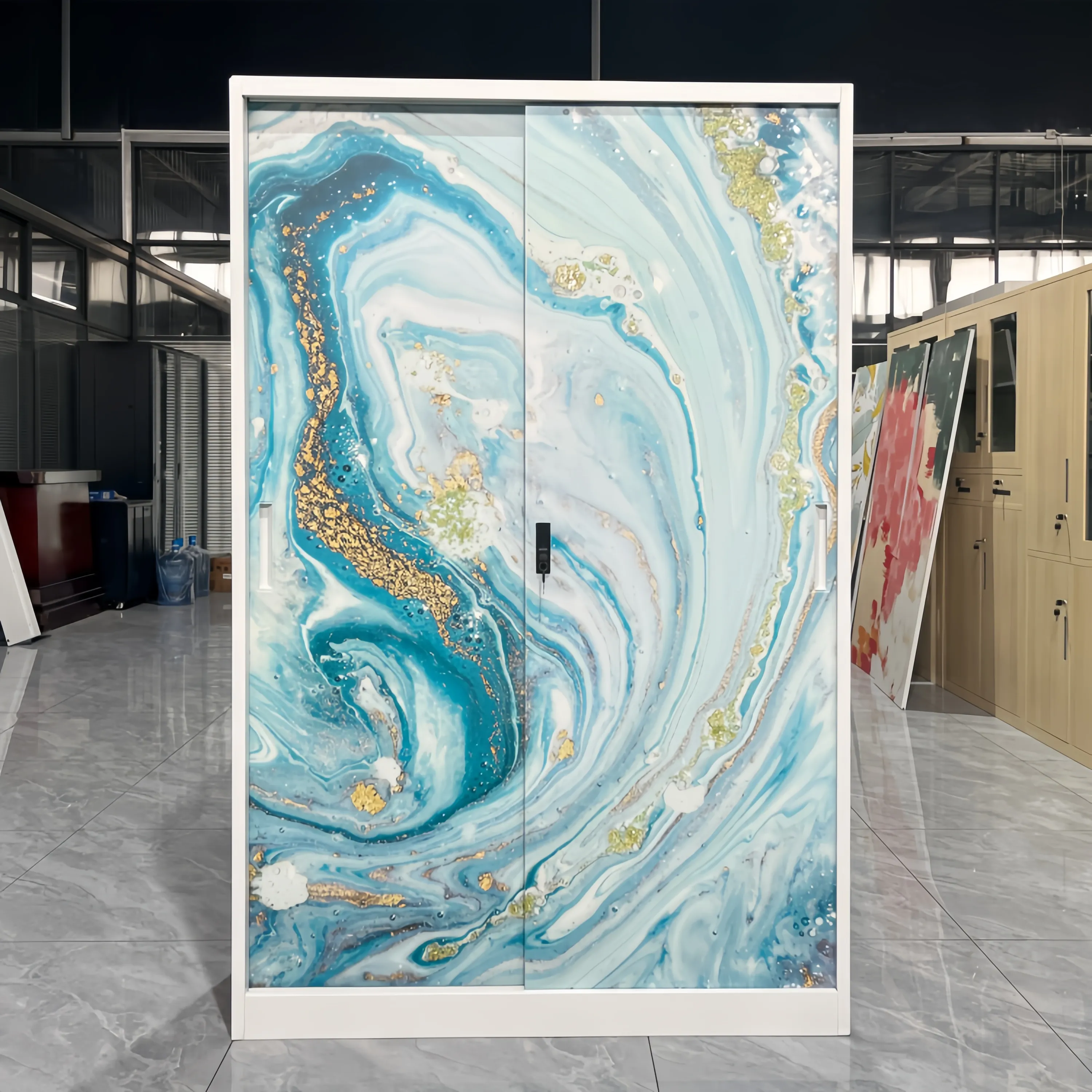 Where Are Steel 2-Door Sliding Door Printed Wardrobe More Suitable?